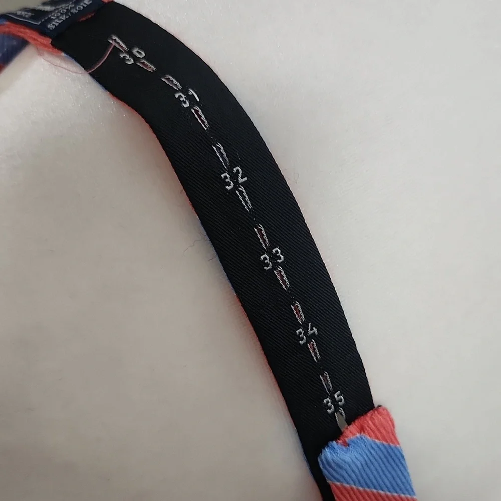 Alain Figaret Coral and Blue Bowtie - Picture 4 of 4